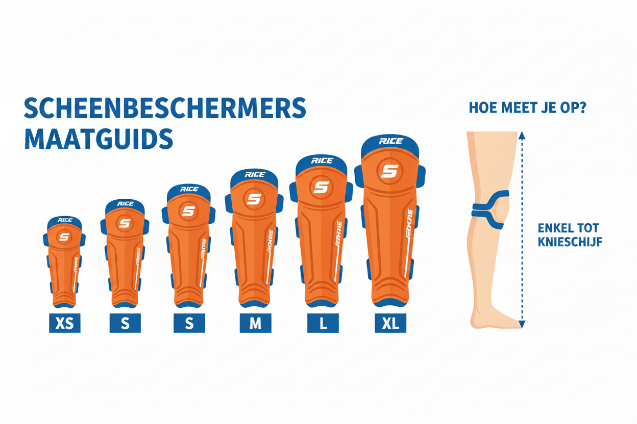 Welke maat scheenbeschermers voor hockey
