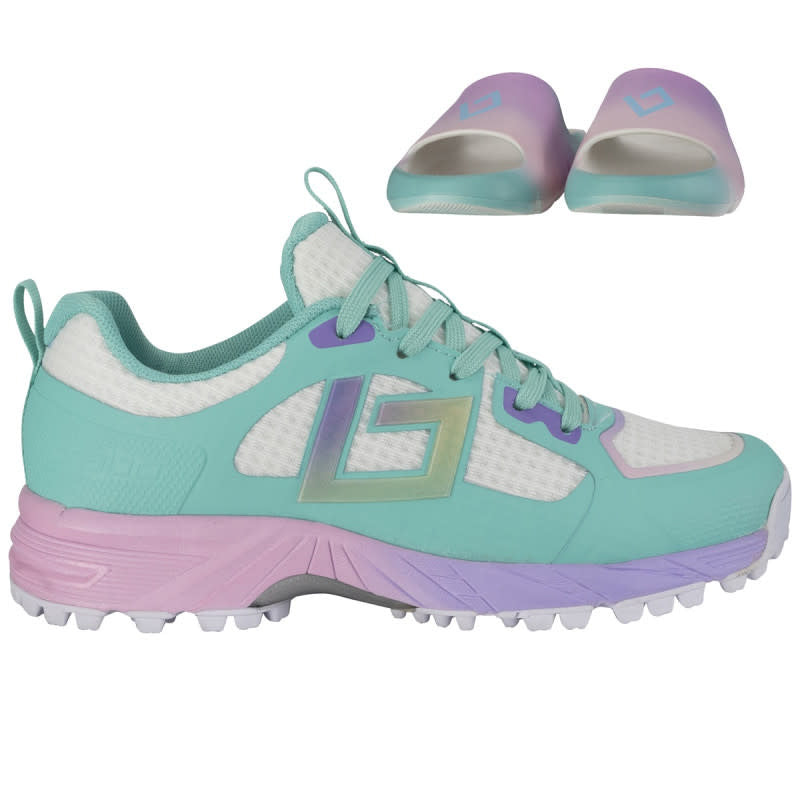 Brabo Shoe Tribute Aqua/ Multicolour + Slides – afbeelding 2