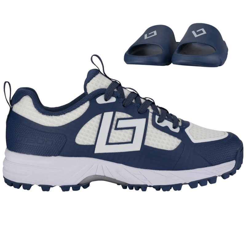 Brabo Shoe Tribute Navy/White + Slides