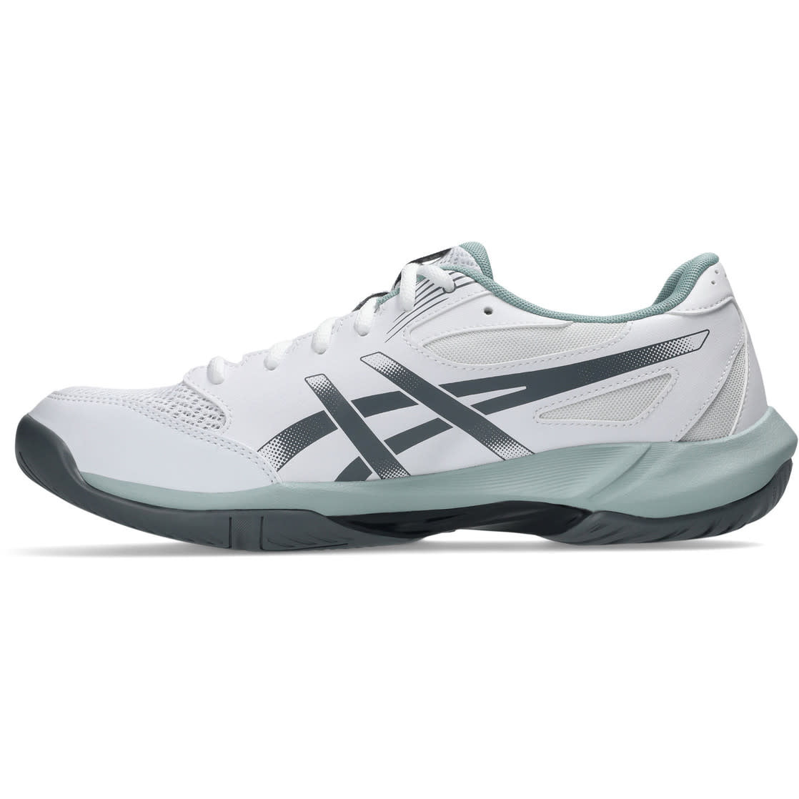 Asics Gel-Rocket 12 zaalhockeyschoenen wit/grijs