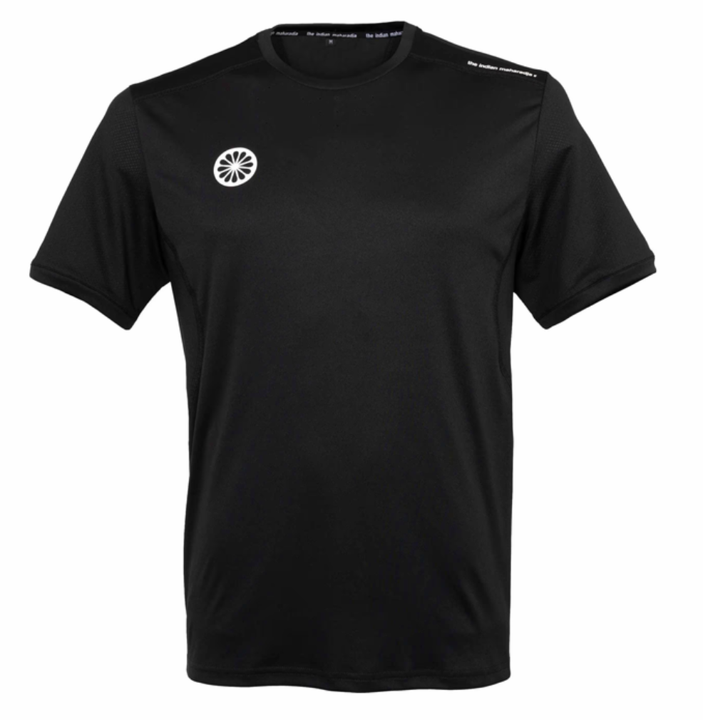 The Indian Maharadja Jaipur Men Performance Tee Black
