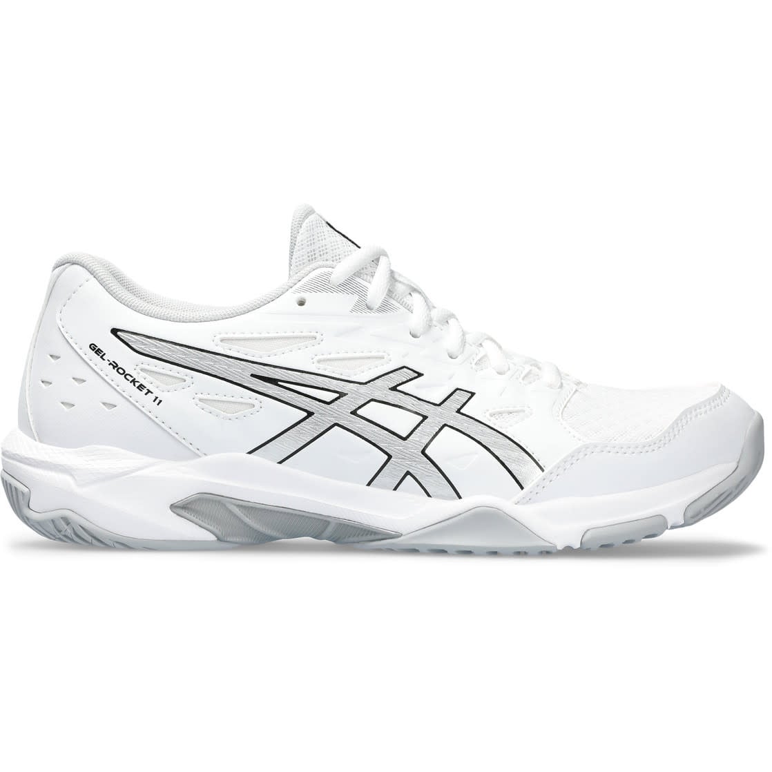 Asics Gel-Rocket 11 Pure white / Silver – afbeelding 2