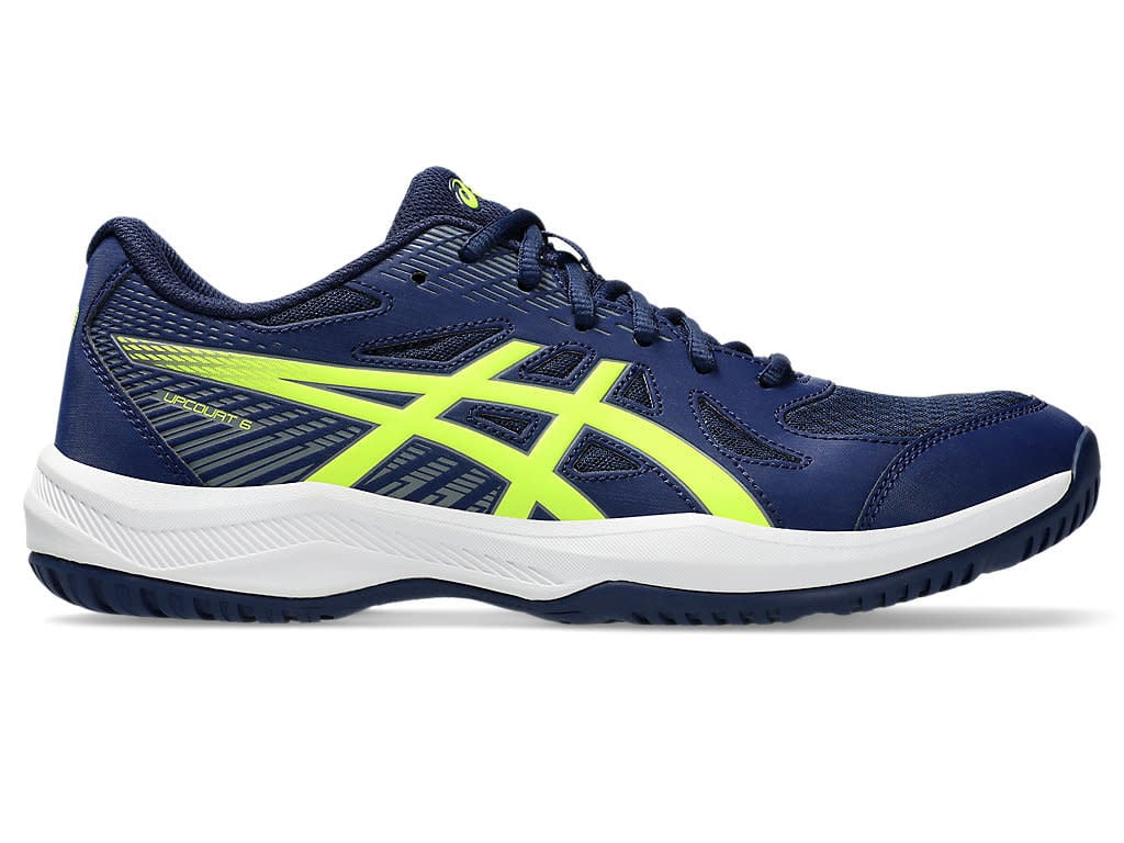 Asics Upcourt 6 Blue expanse/ Safety Yellow