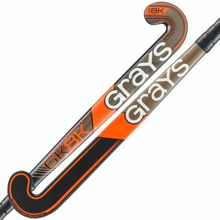 Grays STK GK8K Elite Metallic Black / Fluoro Orange